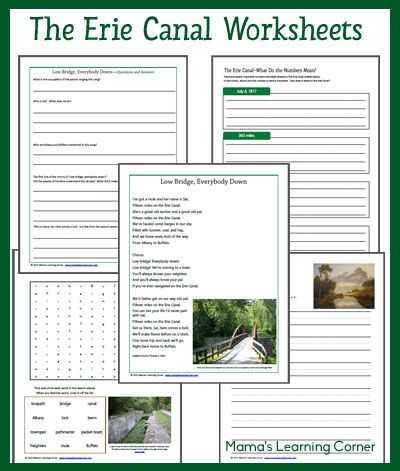 Erie Canal Worksheet Pdf as Well as 13 Best Kyler S School Projects Images On Pinterest