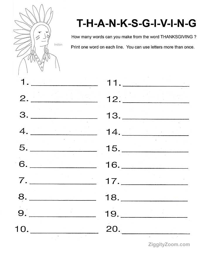 Esl Thanksgiving Worksheets Adults with Print Free Worksheets Thanksgiving Worksheets for All
