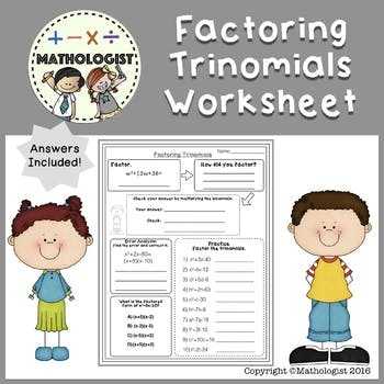 Factoring Trinomials with Leading Coefficient Worksheet and 10 Awesome Graph Factoring Trinomials with Leading