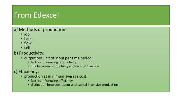 Factors Of Production Worksheet Answers and 2 4 1 Production Productivity and Efficiency