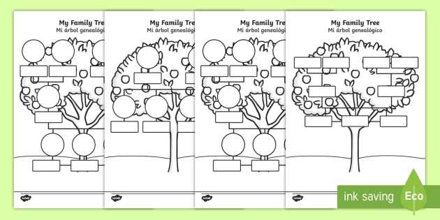 Family Tree Worksheet as Well as My Family Tree Worksheet Activity Sheets English Spanish
