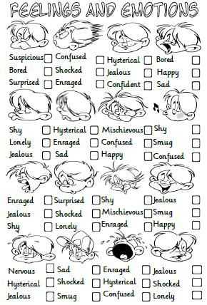Feelings and Emotions Worksheets Printable Along with 192 Best Emotions and Feelings Images On Pinterest