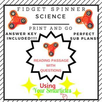 Fidget Spinner Worksheets Along with Fid Spinners Print and Go