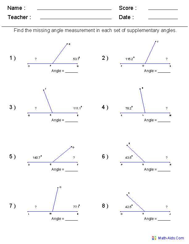 Find the Missing Angle Measure Worksheet as Well as Grade 6 Math Geometry Worksheets Best Maths Geometry Worksheets