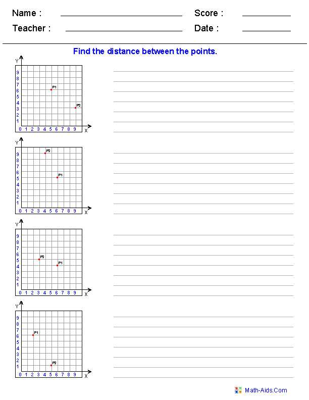 Finding the Equation Of A Line Worksheet with Pythagorean theorem Worksheets