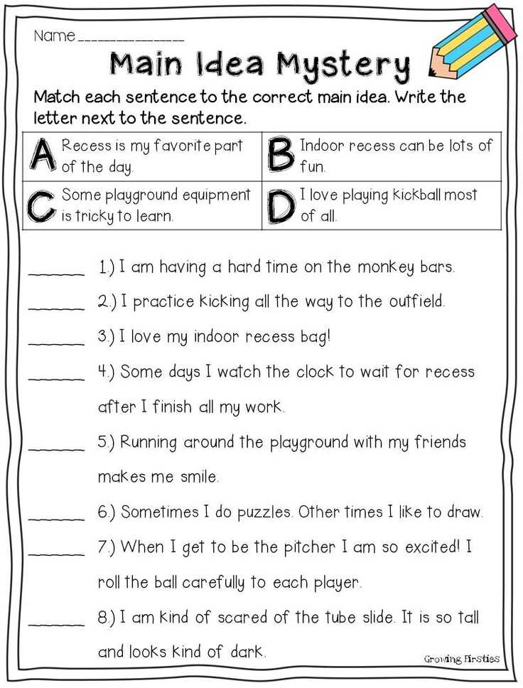 Finding the Main Idea Worksheets with 39 Best Applicious Main Idea and Detail Activities and Ideas Images