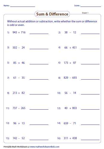 Finding the Missing Number In An Equation Worksheets with Sum Difference Large
