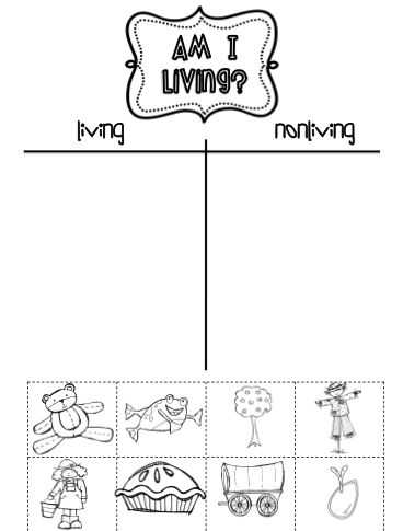 First Grade Science Worksheets Along with 79 Best Living and Non Living Things Images On Pinterest
