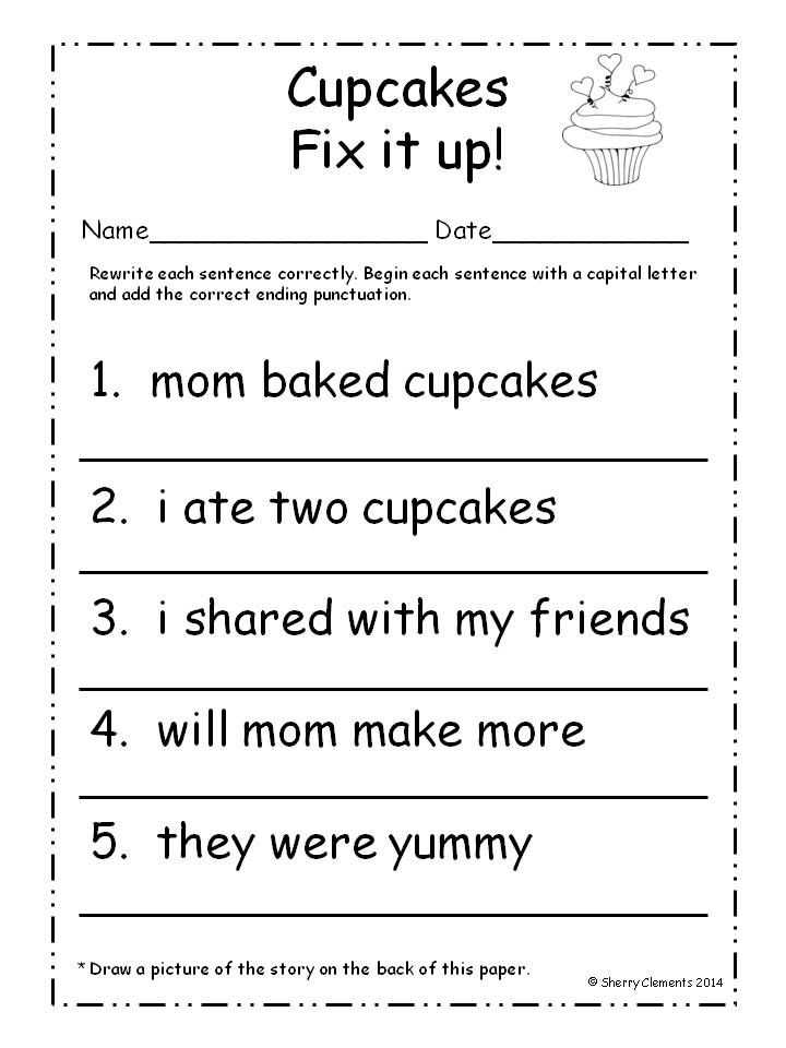 Fix the Sentence Worksheets as Well as 32 Best Vcop Big Write Images On Pinterest