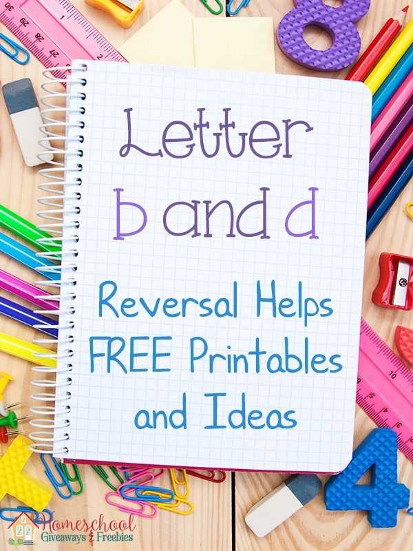 Free Dyslexia Worksheets or Letter B and D Reversal Helps Free Printables and Ideas
