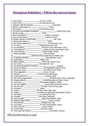 Free Noun Worksheets as Well as Gerund or Infinitive Worksheet Free Esl Printable Worksheets Made