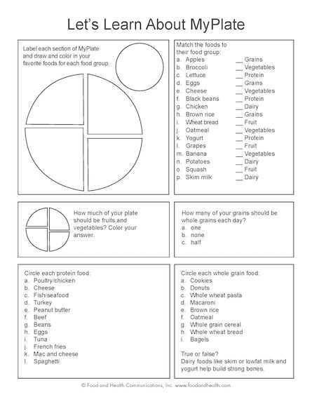 Free Printable Health Worksheets for Middle School and 22 Best Kids Nutrition Games Images On Pinterest