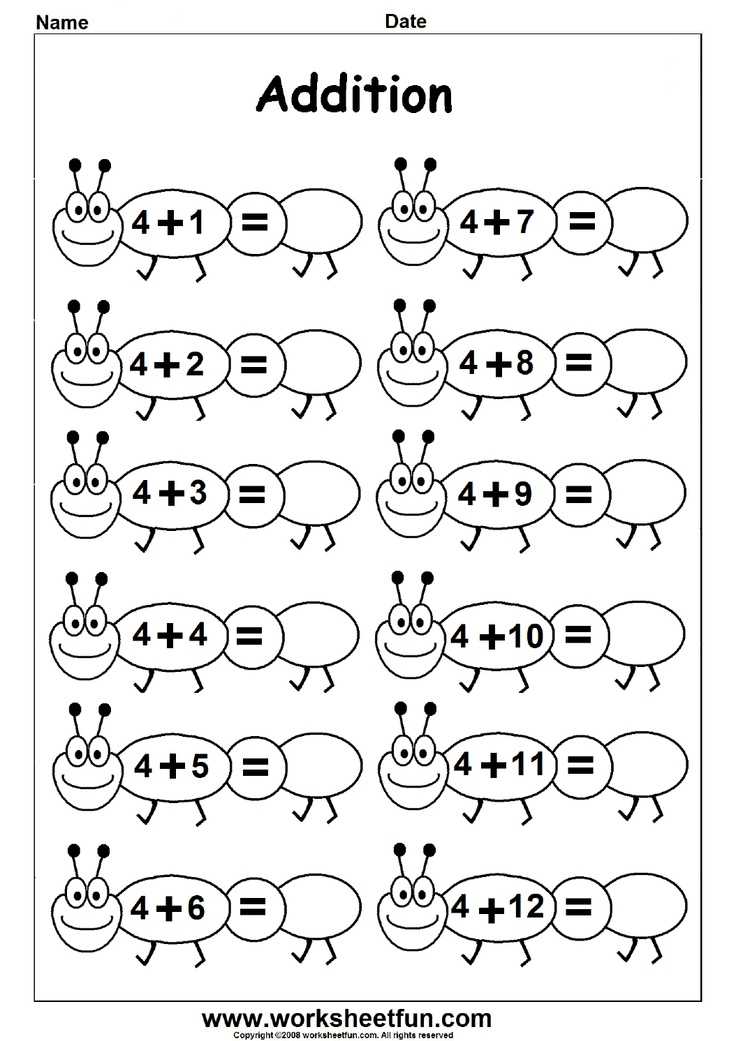 Free Printable Math Addition Worksheets for Kindergarten with Printable Kindergarten Math Worksheets Addition