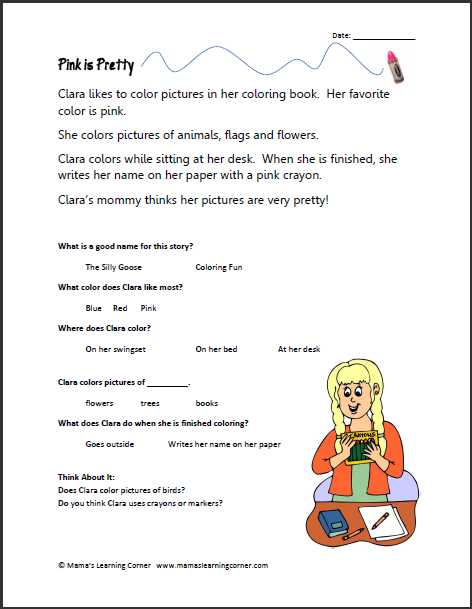 Free Printable Reading Comprehension Worksheets for Kindergarten Along with Reading Prehension Skills Worksheets Worksheets for All