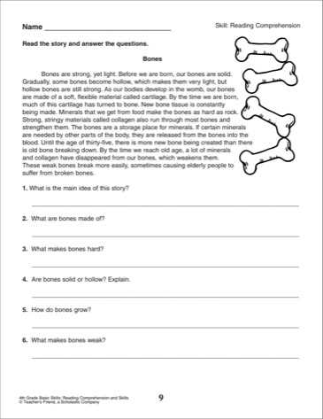 Free Printable Reading Comprehension Worksheets for Kindergarten or Free Printable 4th Grade Reading Prehension Worksheets Worksheets