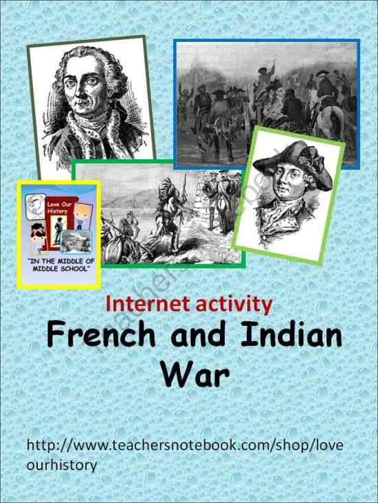 French and Indian War Worksheet together with 68 Best French and Indian War Images On Pinterest