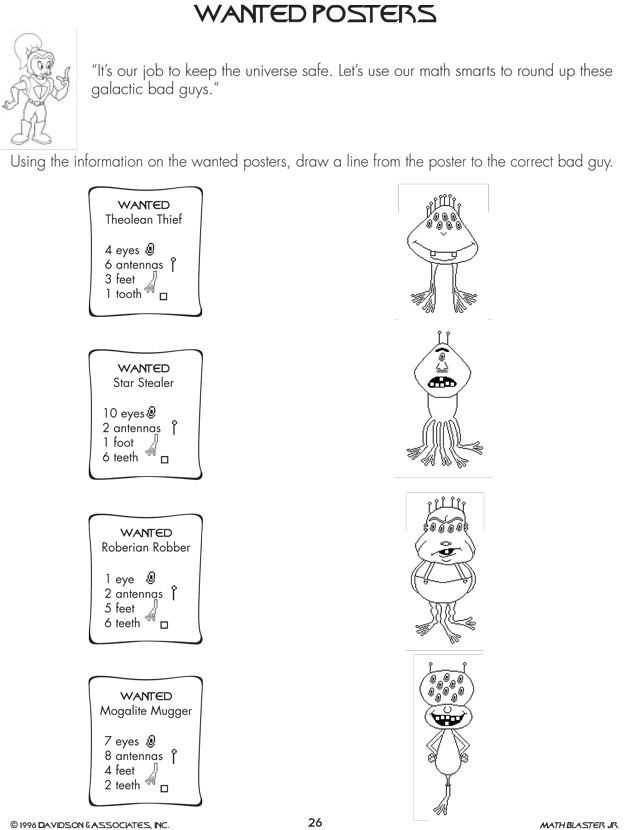 Fun Worksheets for Kids with Simple Fun and Easy Wanted Posters is A Math Worksheet Most Kids
