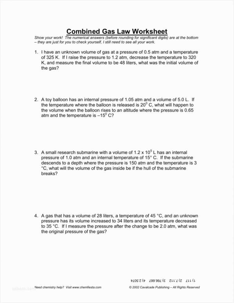 Gas Laws and Scuba Diving Worksheet Answer Key Along with Perfect the Gas Laws Worksheet – Sabaax