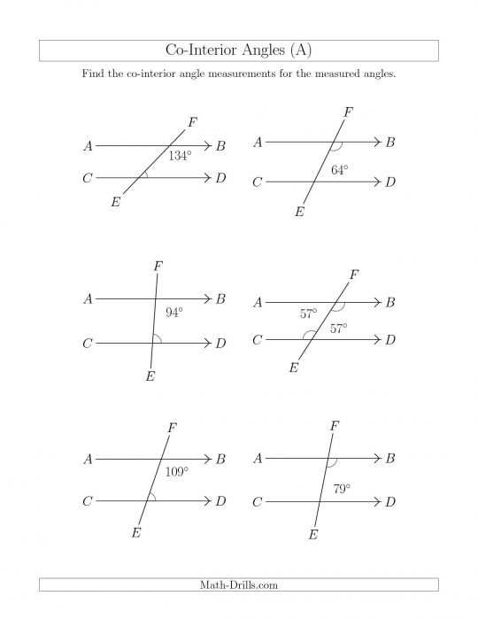 Geometry Angle Relationships Worksheet Answers Along with Geometry Worksheets the Basic In This Section Angle Math Right