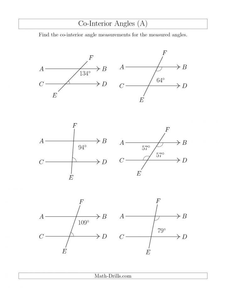Geometry Angle Relationships Worksheet Answers as Well as Geometry Worksheets the Basic In This Section Angle Math Right