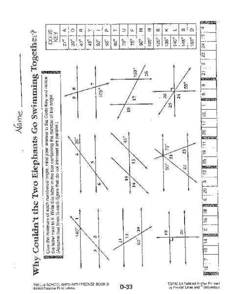 Geometry Parallel Lines and Transversals Worksheet Answers as Well as Geometry Parallel Lines and Transversals Worksheet Answers New