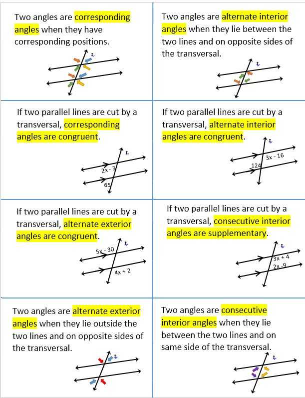 Geometry Parallel Lines and Transversals Worksheet Answers or 50 Best Angles Triangle Relationships Images On Pinterest