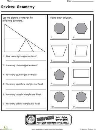 Geometry Review Worksheets with 33 Best Math Geometry Class Ideas Images On Pinterest
