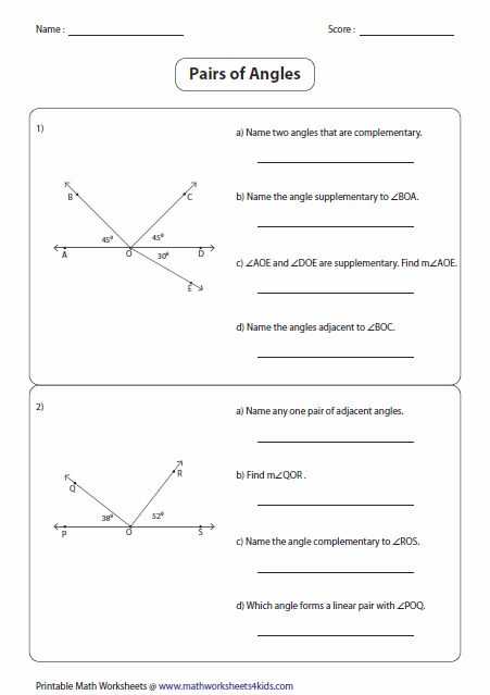 Geometry Segment and Angle Addition Worksheet Answer Key and 624 Best Geometry Building Blocks Images On Pinterest