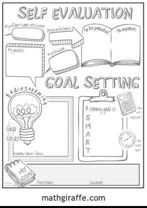 Goal Setting Worksheet for High School Students Along with Goal Setting for Middle School