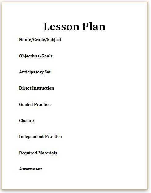 Goal Setting Worksheet for High School Students together with Here S What You Need to Know About Lesson Plans