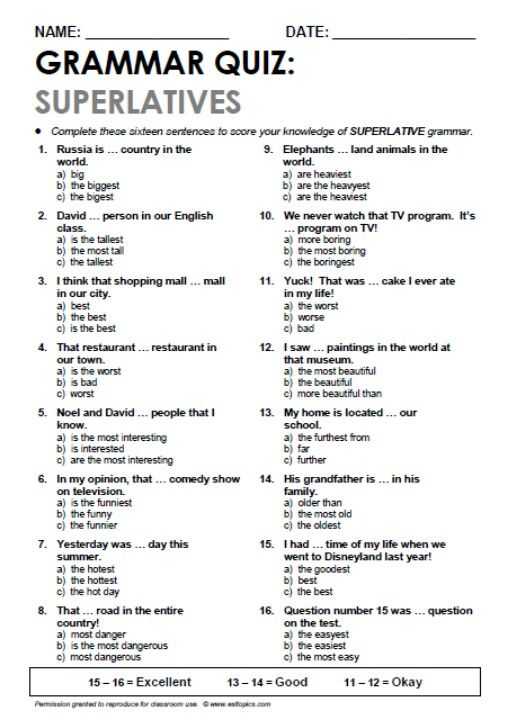 Grammar Review Worksheets and 70 Best English Grammar Quiz Images On Pinterest