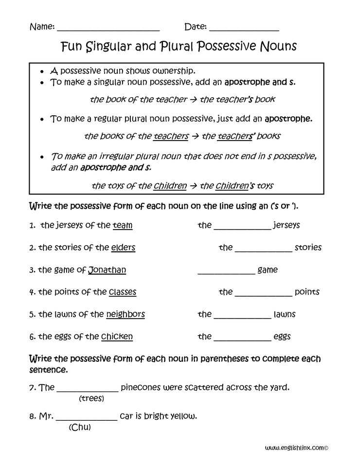 Grammar Review Worksheets with 19 Best Plural Possessive Images On Pinterest