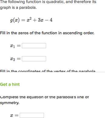 Graphing A Parabola From Vertex form Worksheet Answer Key Also Vertex & Axis Of Symmetry Of A Parabola Video