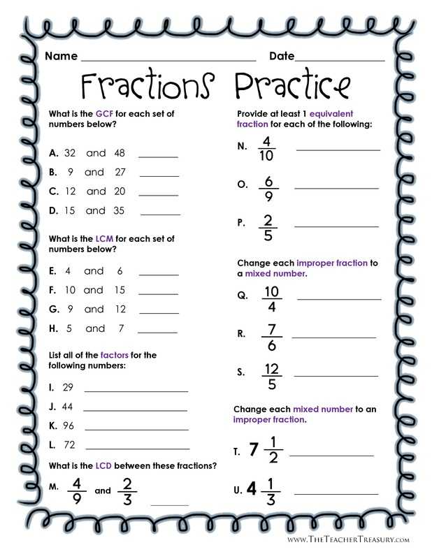 Greatest Common Factor Worksheet Answer Key with Inspirational Greatest Mon Factor Worksheet New Find the Gcf and