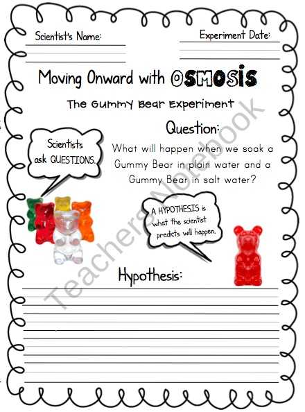 Gummy Bear Science Experiment Worksheet Along with 92 Best Mason Images On Pinterest