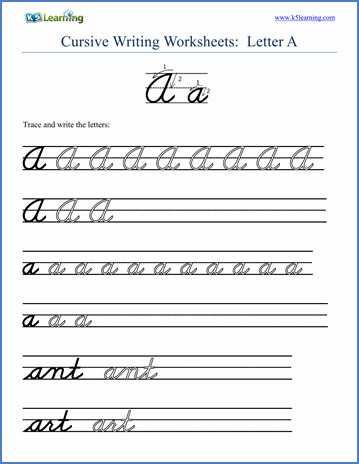 Handwriting Worksheets for Kindergarten Along with Cursive Alphabet Worksheets