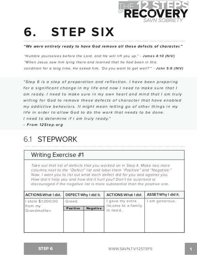 Hazelden 4th Step Worksheet and 4th Step Worksheet for Step Guide Fourth Inventory Big Book Study