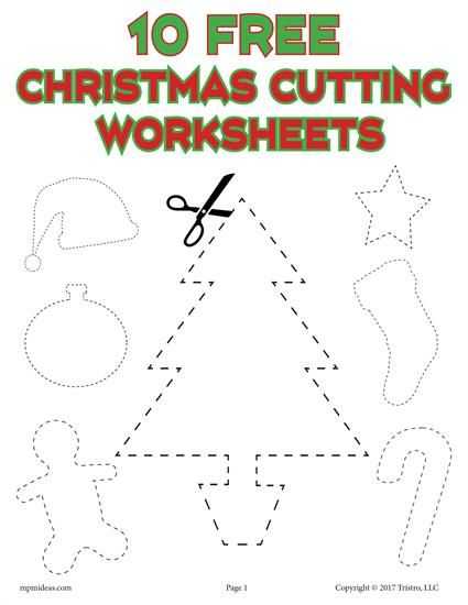 Health Triangle Worksheet as Well as 10 Printable Christmas Shapes Cutting Worksheets