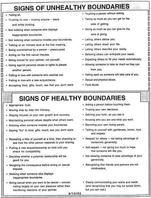 Healthy Boundaries Worksheet and 60 Best Counseling Helps Images On Pinterest