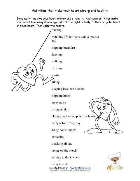Healthy Eating Worksheets Also 24 Best Valentines Day Printables Images On Pinterest