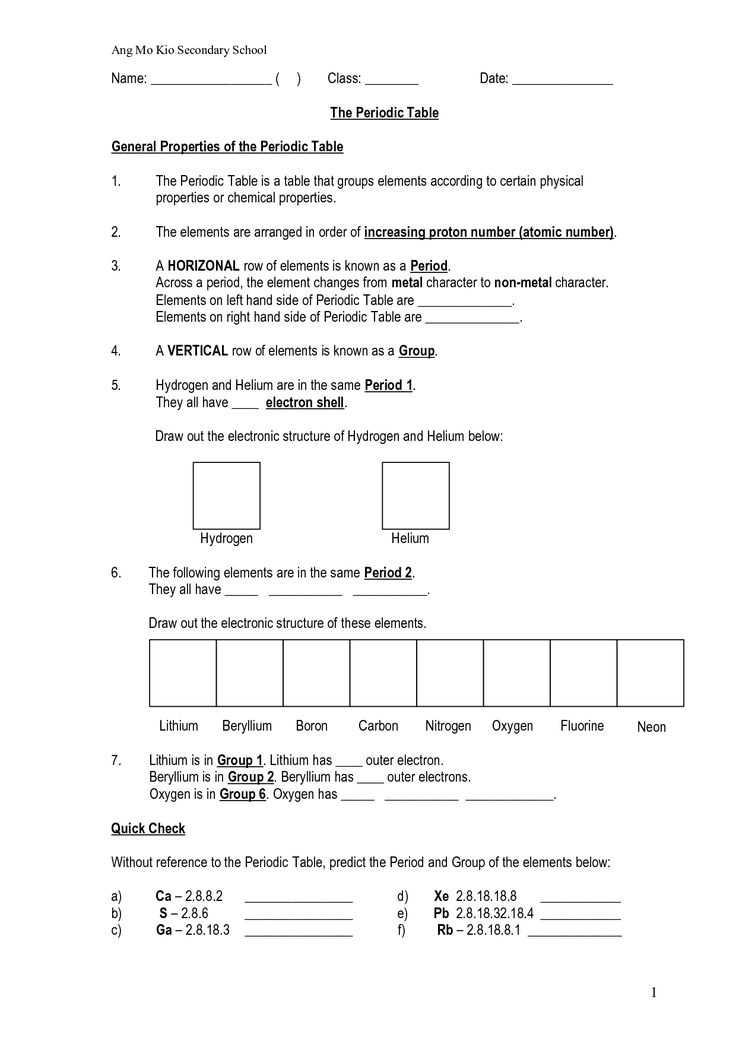 History Of the Periodic Table Worksheet Answers and 454 Best Chemistry Images On Pinterest