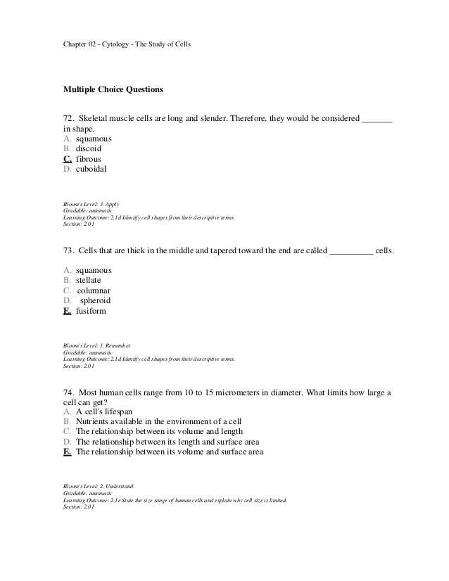 Holt Biology Cells and their Environment Skills Worksheet Answers together with Ungewöhnlich Human Anatomy Multiple Choice Questions Ideen