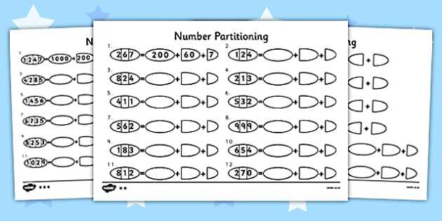 Hundreds Tens and Ones Worksheets as Well as Hundreds Tens and Es Number Partitioning Worksheet Activity