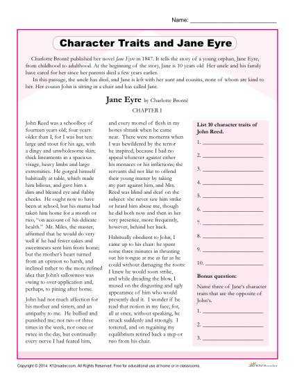 Identifying Character Traits Worksheet as Well as Character Trait Worksheet the Best Worksheets Image Collection