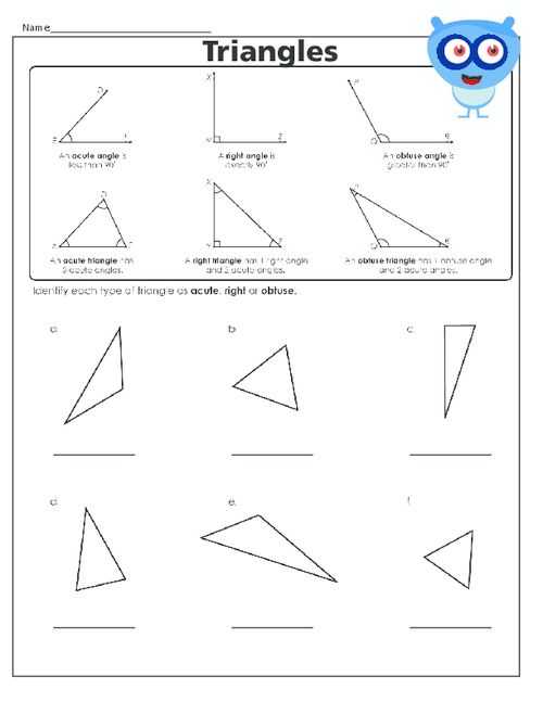 Identifying Triangles Worksheet Along with 89 Best Geometry Images On Pinterest