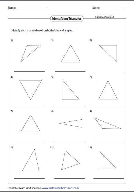 Identifying Triangles Worksheet with 922 Best Geometria Images On Pinterest