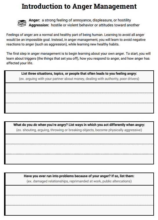 Impulse Control Worksheets Printable Along with 105 Best Anger Management Images On Pinterest