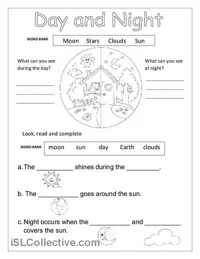 Independent Living Worksheets for Adults as Well as Day and Night Worksheet Free Esl Printable Worksheets Made by