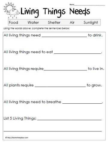 Independent Living Worksheets for Adults together with Science Worksheets Living Vs Non Living Worksheets