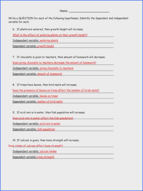 Independent Practice Worksheet Answers Along with Scientific Method Practice Worksheet